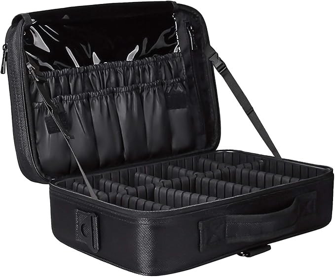 Amazon.com: Relavel Travel Makeup Train Case Makeup Cosmetic Case Organizer Portable Artist Stora... | Amazon (US)