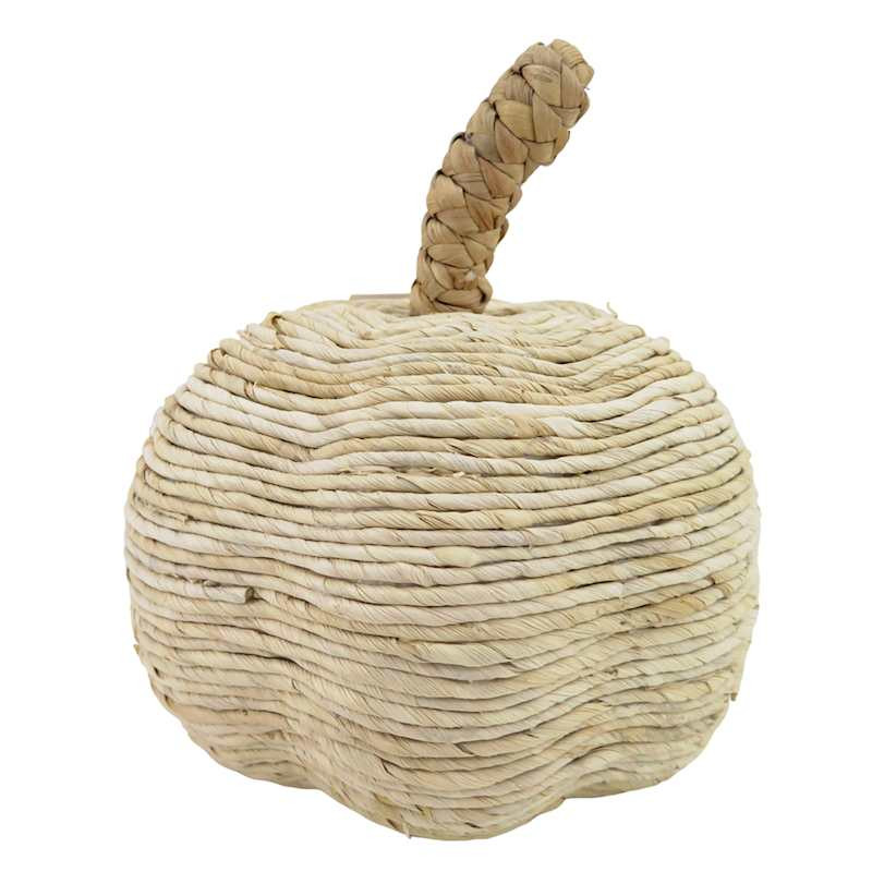 Neutral Seagrass Pumpkin, 5.9" | At Home