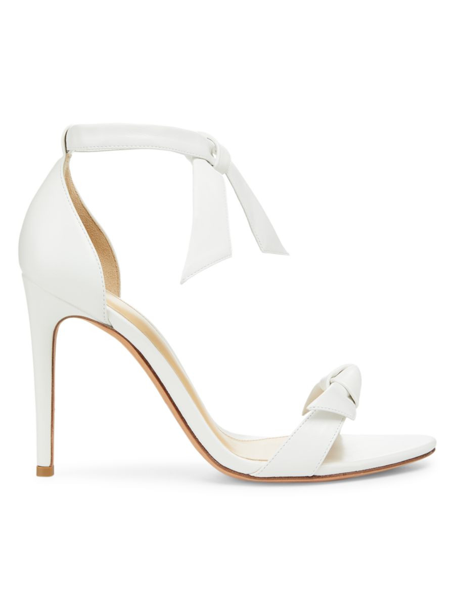 Clarita Bow Leather Sandals | Saks Fifth Avenue