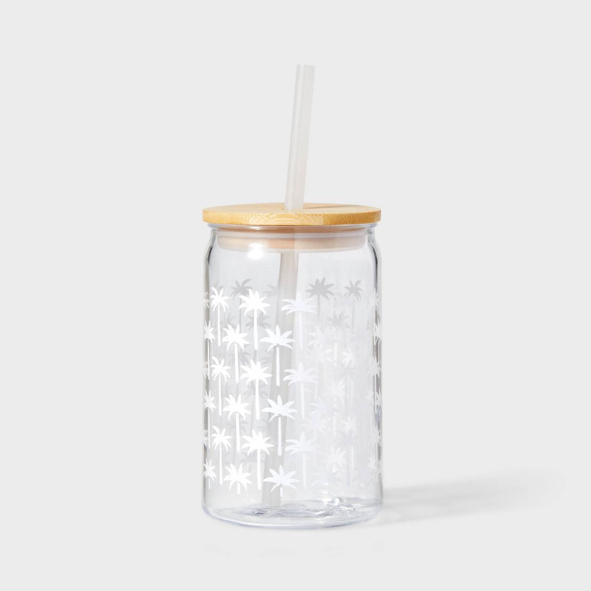 16oz Palm Leaves Bottle with Bamboo Lid - Sun Squad™ | Target