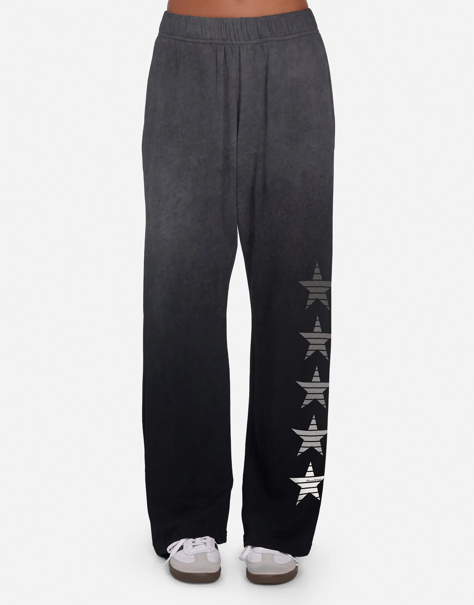 Ombre Star Wide Leg Pant in Jet Black Ombre | Juvia by Lauren Moshi | Lauren Moshi