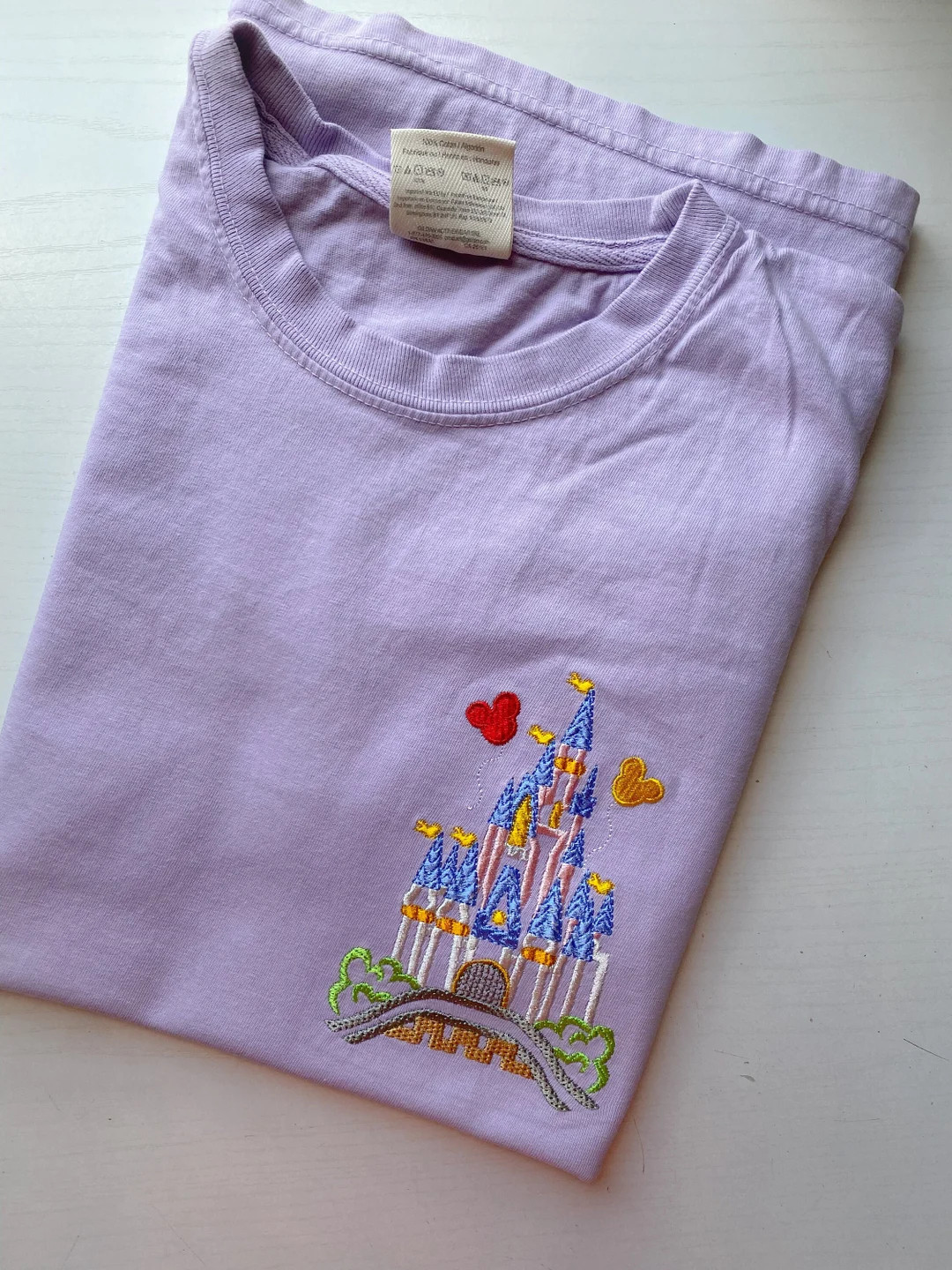 Magic Kingdom Castle Embroidered T-shirt | Disney Embroidered T-shirt - Etsy | Etsy (US)