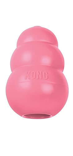 KONG Puppy - Natural Teething Rubber Chew Toy for Dogs - Stuffable Dog Toy for Extended Playtime - Chew & Fetch Toy for Puppies - for Small Puppies - Pink | Amazon (US)