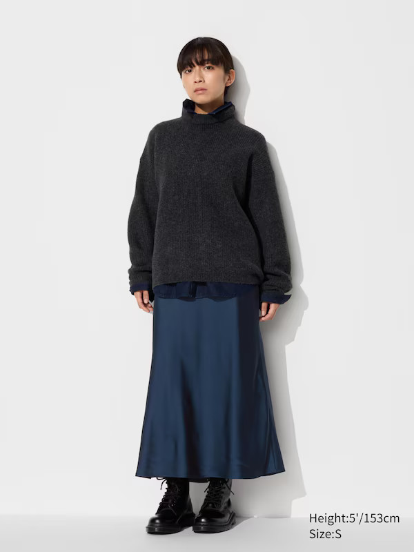 Satin Skirt (Short) | UNIQLO (UK)