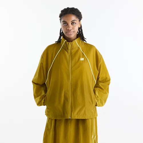 New Balance Women's Sport Legacy Jacket - Brown (Size 2XL) | New Balance Athletics, Inc.