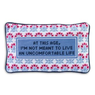 Uncomfortable Life Needlepoint Pillow | Bloomingdale's (US)