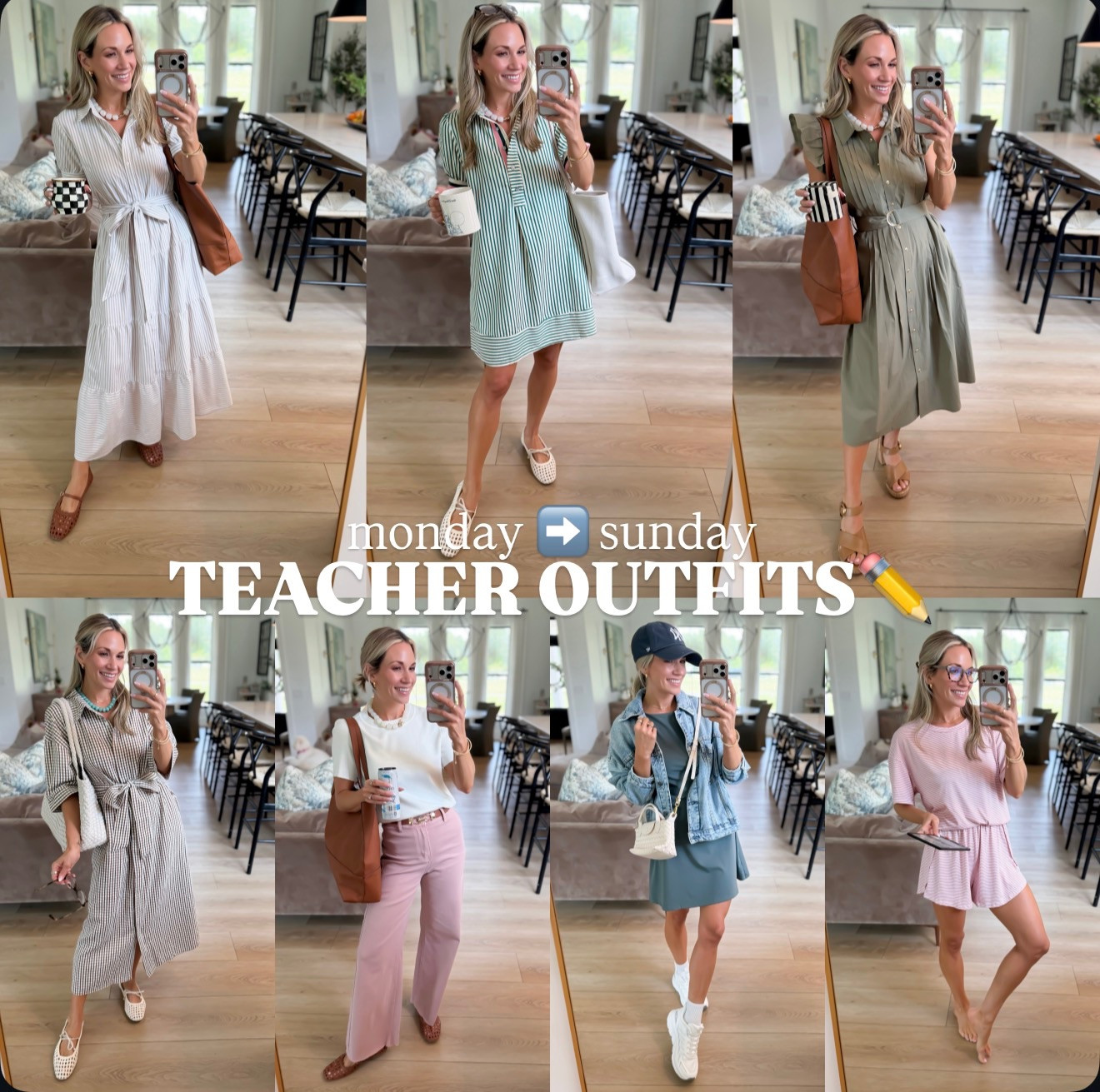 So many cute outfits for my teachers and office girlies to wear all day! I'm 5'2 for reference and typically wear an xs! 

 #LTKootd #LTKSeasonal #LTKWorkwear