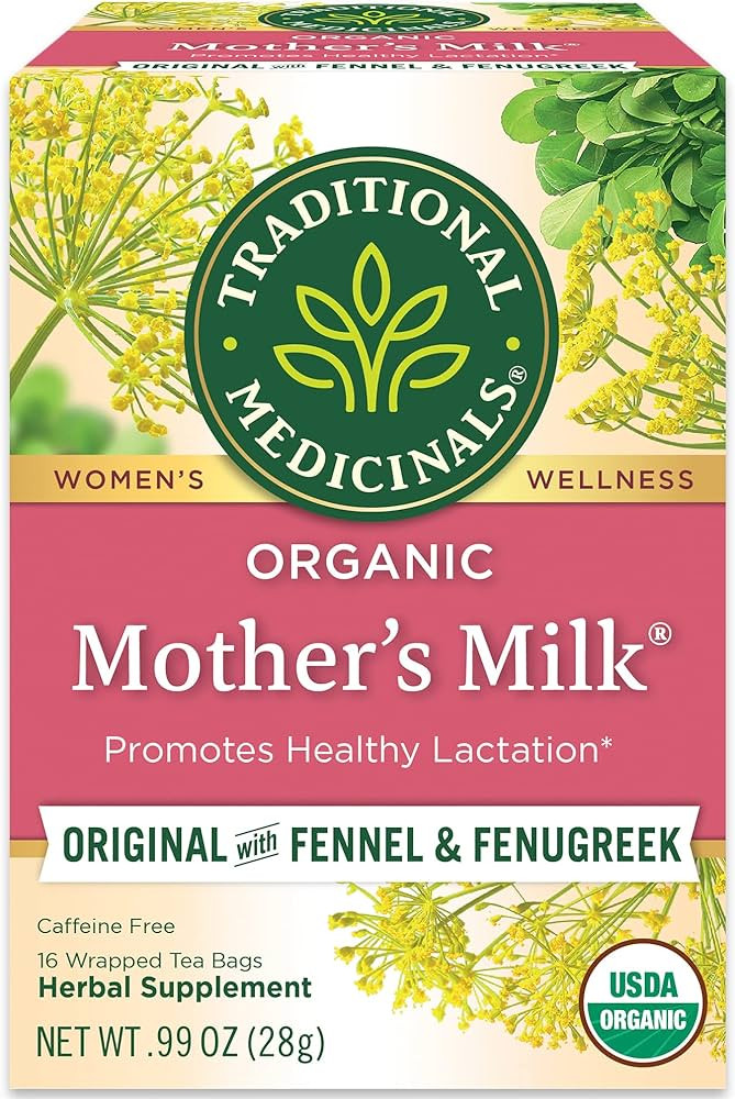 Traditional Medicinals Tea, Organic Mother's Milk, Promotes Healthy Lactation, Breastfeeding Supp... | Amazon (US)