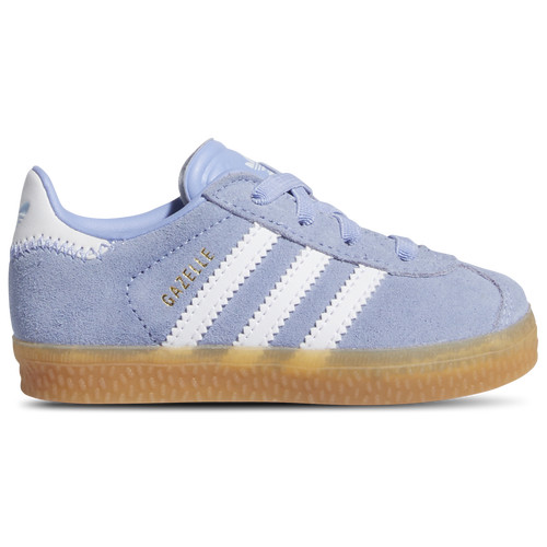 adidas Originals Boys adidas Originals Gazelle - Boys' Toddler Tennis Shoes White/Blue/Tan Size 10.0 | Foot Locker (US)