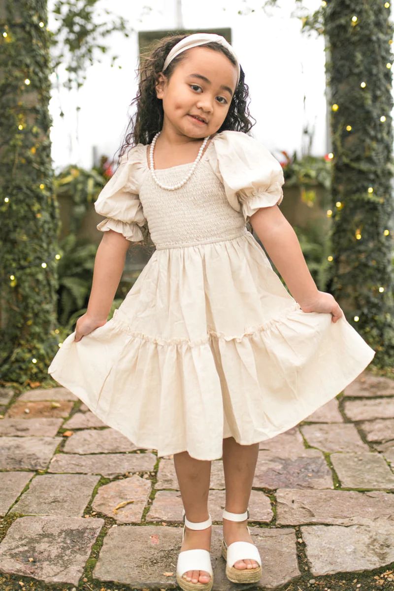 Mini Lani Dress in Cream | Ivy City Co