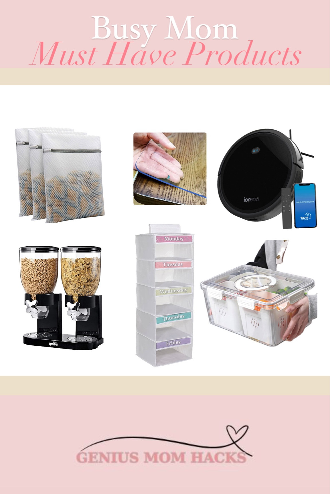 Busy mom must have products 
Kitchen | kids clothes | robot vacuum | mesh sock laundry bags | clean table protector 

#LTKKids #LTKU #LTKHome