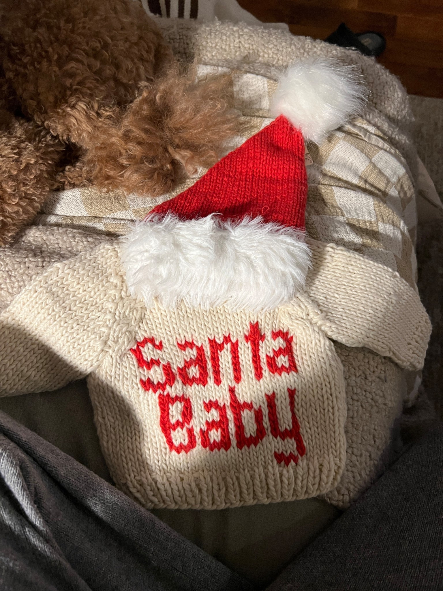 The cutest Santa baby sweater is a must for your baby's first Christmas! 

#LTKBaby #LTKHoliday