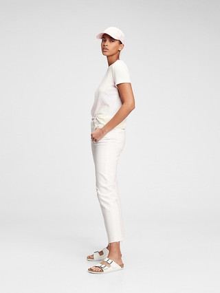 High Rise Destructed Cheeky Straight Jeans With Washwell&#153 | Gap (US)