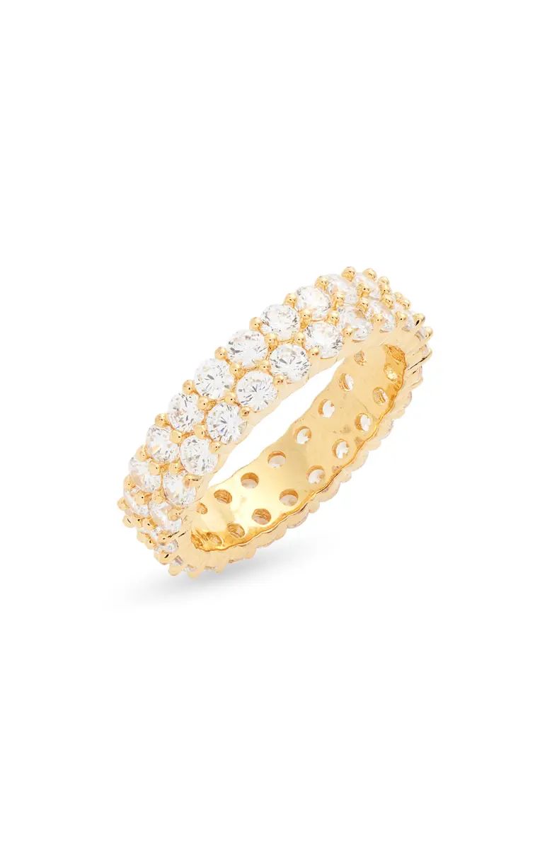 Nordstrom Wide Cubic Zirconia Eternity Ring | Nordstrom | Nordstrom