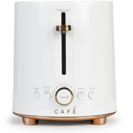 Cafe 2-Slice Toaster, Natural Finish with Extra-Wide Slots and Extra Lift | Walmart (US)