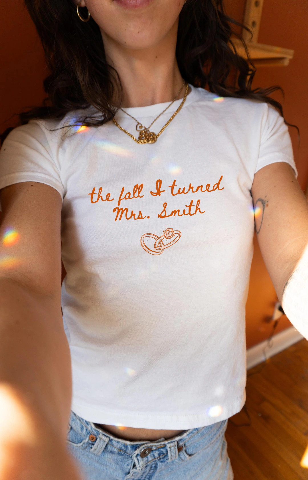 Fall Bride Baby Tee Custom Autumn Bride Baby Tee Engagement Gift Bachelorette Shirt Fall Bridal S... | Etsy (US)