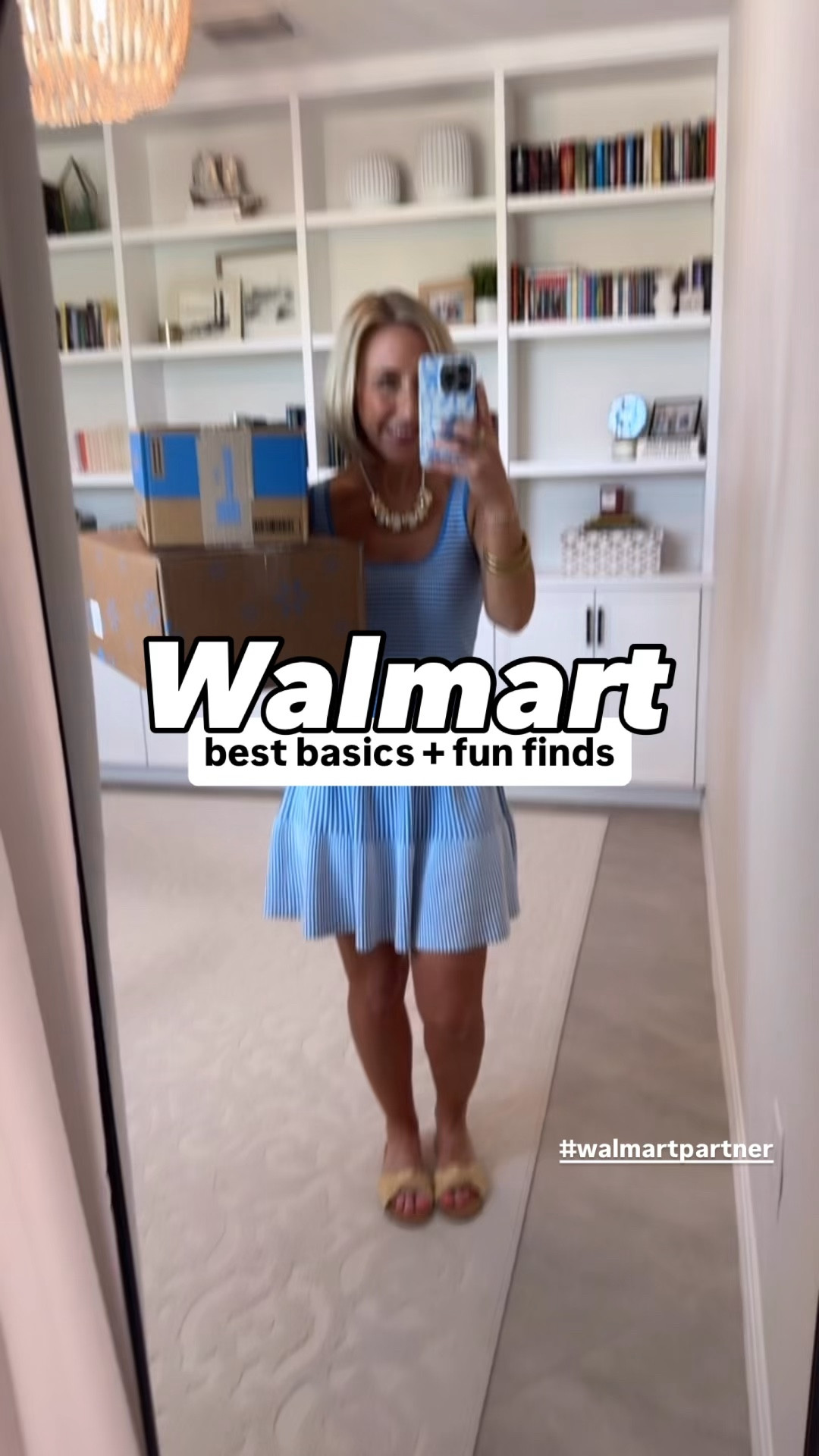 Walmart - best basics + fun finds
@walmartstyle #walmartpartner #walmartstyle
* Ribbed Stitch Tiered Mini Skirt - size XS. $24.
* Ruffle Hem Knit Tank Top - size XS. $18.
1. Cropped Flare Pants - size XS. $18.98. 2 colors.
2. Cotton Cropped Boxy Tee w/ Short Sleeves - size XS. $10. 13 colors.
3. Cropped Denim Jacket w/ Long Sleeves - size XS. $32.
4. High Rise Flare Jeans (31" Inseam Regular Length) - size 0. $21.98. 3 colors.
5. Cotton Cropped Boxy Tee w/ Short Sleeves - size XS. $10. 13 colors.
6. Faux Leather Top Handle Mini Bag with Crossbody Strap - $28. 2 colors.
7. Cuffed Ankle Jeans - size 0. $19.99. 5 colors and 3 inseams (I got the regular length).
8. Refined Contour V-Neck Tee - size Small. $15. 8 colors.
9. Oversized Fleece Sweatshirt w/ Long Sleeves - size Small. $12.98. 4 colors.
10. French Terry Pull On Shorts - size Small. $7.98. 4 colors. (also linking another pair that matches!)
* Goldtone Cord Cream Swirl Resin Bead Necklace - $9.92.
* Knot Slide Sandals - TTS. $24.98. 2 colors.
* 18k Yellow Gold Plated 20mm Hoop Earrings with Swarovski Crystals - Now $17.99 (Was $129.00!)

#LTKSeasonal #LTKOver40 #LTKWorkwear