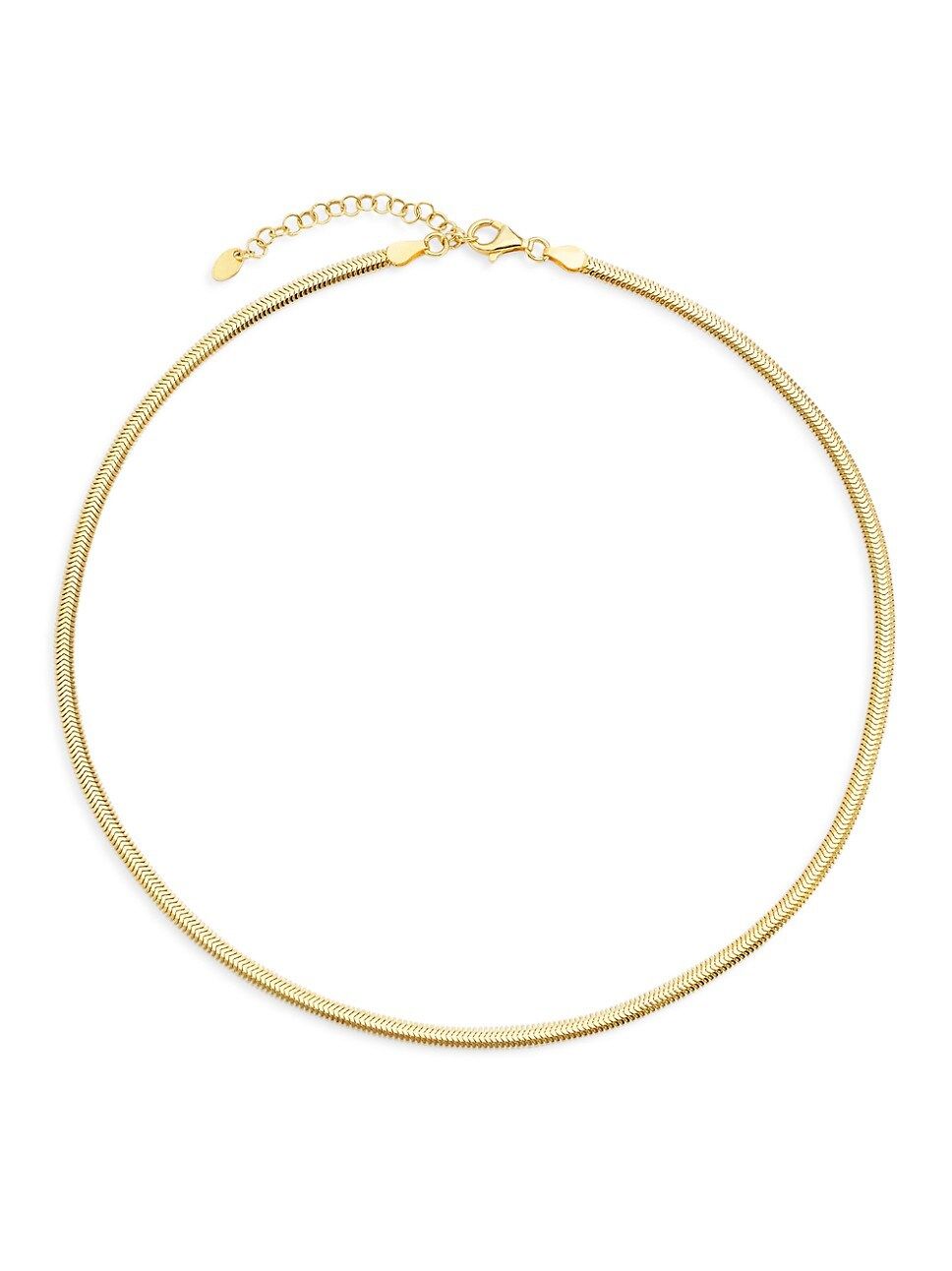 18K Gold-Plate Snake Chain Necklace | Saks Fifth Avenue