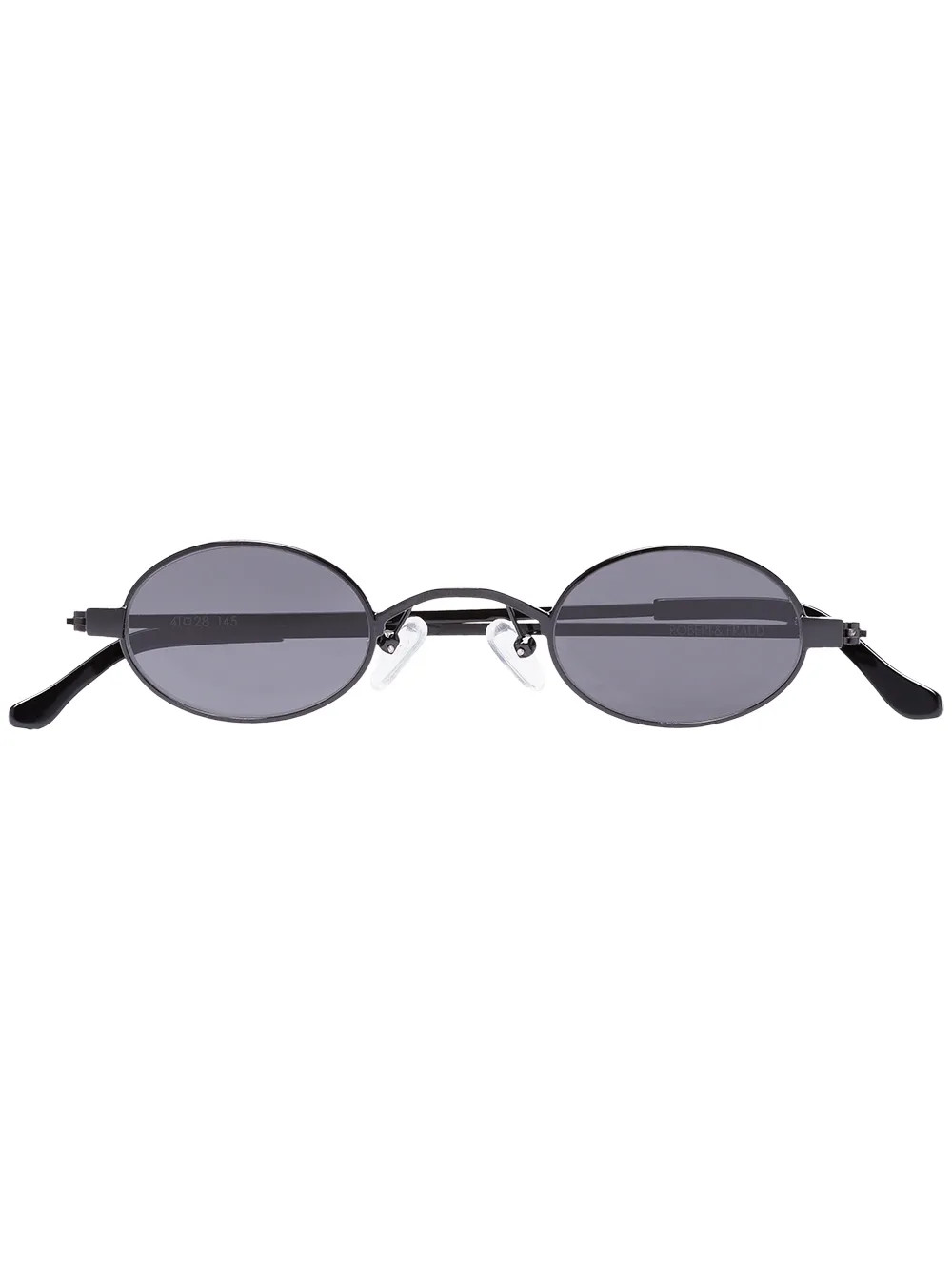 Roberi & Fraud black Doris oval sunglasses | FarFetch US