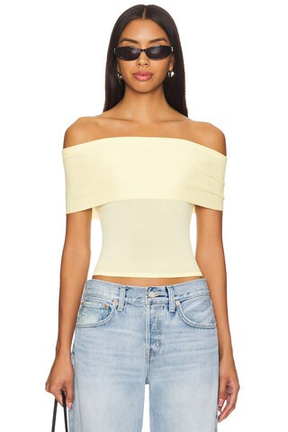 Lovers and Friends Anita Top in Pastel Yellow from Revolve.com | Revolve Clothing (Global)