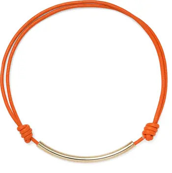 Lady Grey Leather Bond Necklace | Nordstrom | Nordstrom