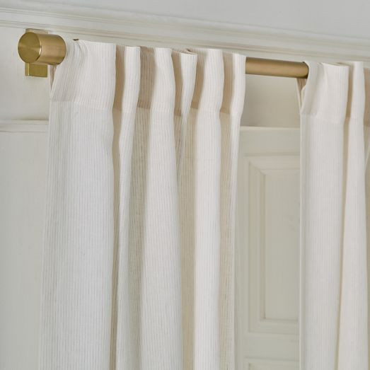 European Flax Linen Curtain | West Elm (US)