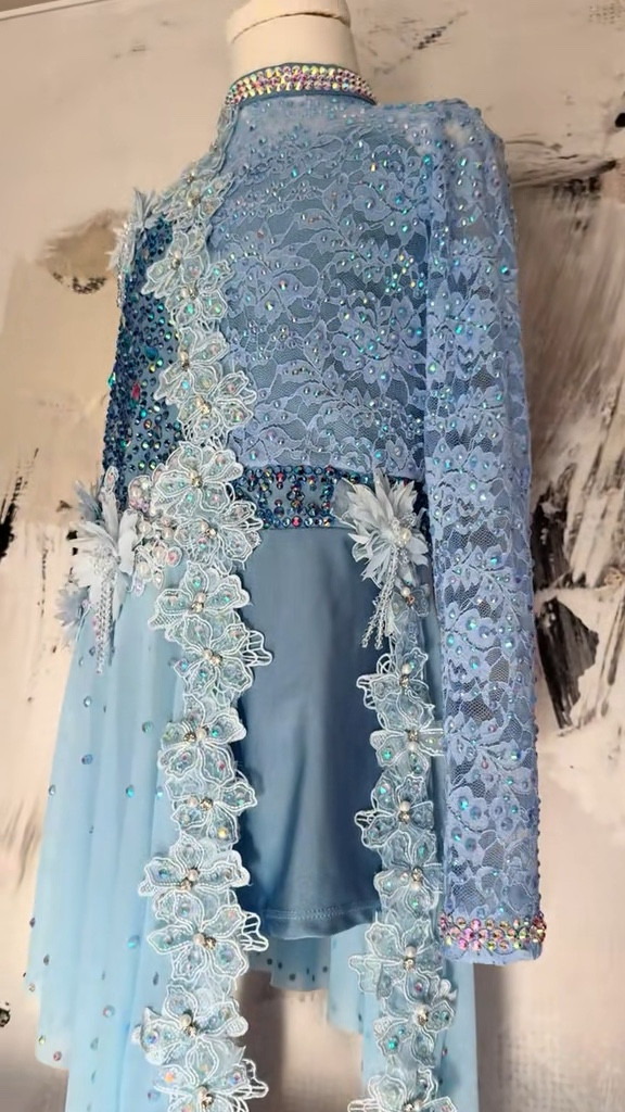 This custom blue lyrical costume is EVERYTHING 💙✨ One-sleeve lace detail, asymmetrical flow, and dripping in rhinestones so it catches every bit of stage light 🤩 Designed to move, sparkle, and tell a story the second the music starts.
If you’re looking for a show-stopping lyrical look that judges won’t forget… this is it.
#ltkdance #dancecostume #lyricaldance #competitionready #customcostume #dancersofinstagram #stagewear #sparkleandshine #danceinspo #performanceready

#LTKfitnessgoals #LTKmomlife #LTKKids