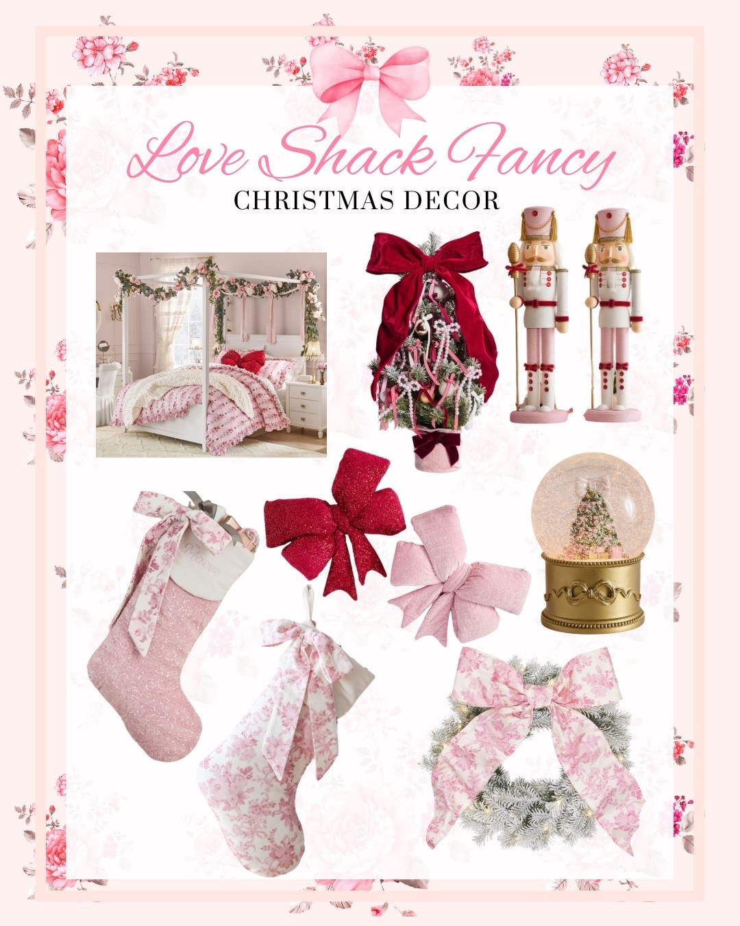 Love Shack Fancy Christmas Decorations🌸🎀

#LTKStyleTip #LTKSeasonal #LTKHome