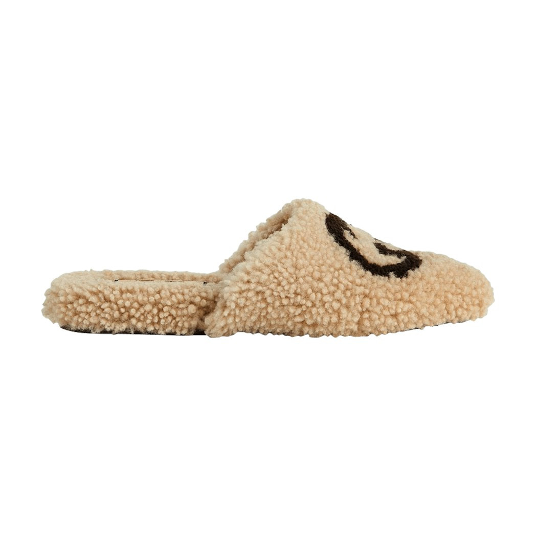 (W) Gucci Faux Shearling Slipper 'Butterscotch' EU 39 | Novelship