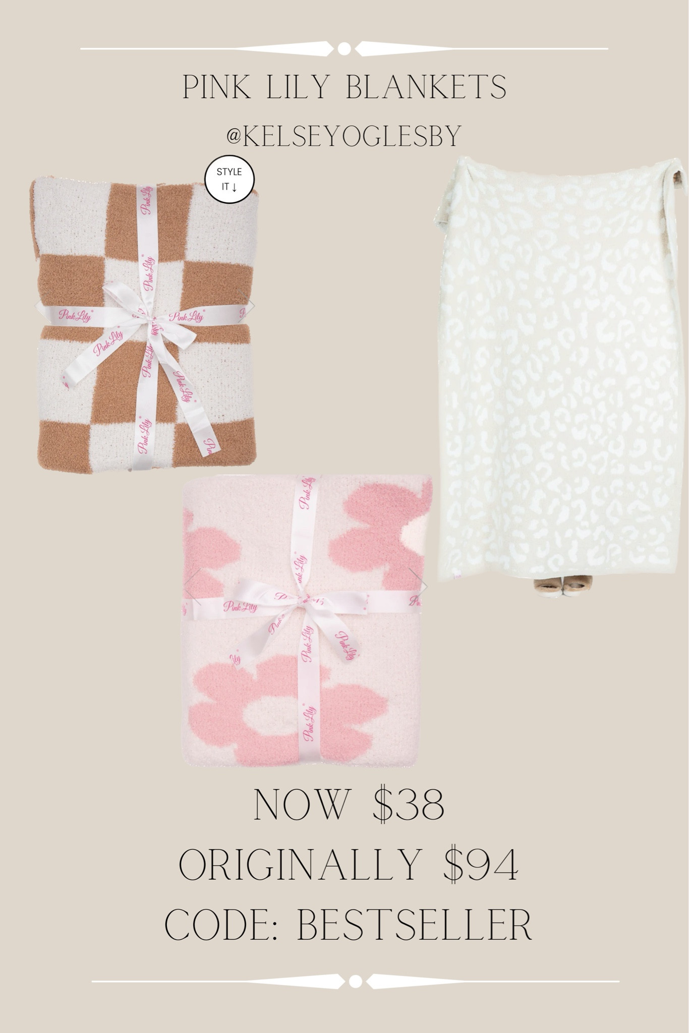 Pink lily blanket sale! $38 with code bestseller.

#LTKsalealert #LTKHolidaySale #LTKGiftGuide