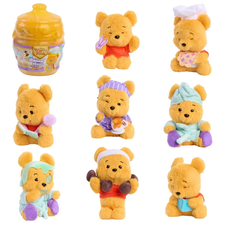 HAPPY HAUL Disney Winnie the Pooh Hunny Hugs Capsule Plush Collectible, Honey Pot Blind Capsule S... | Walmart (US)