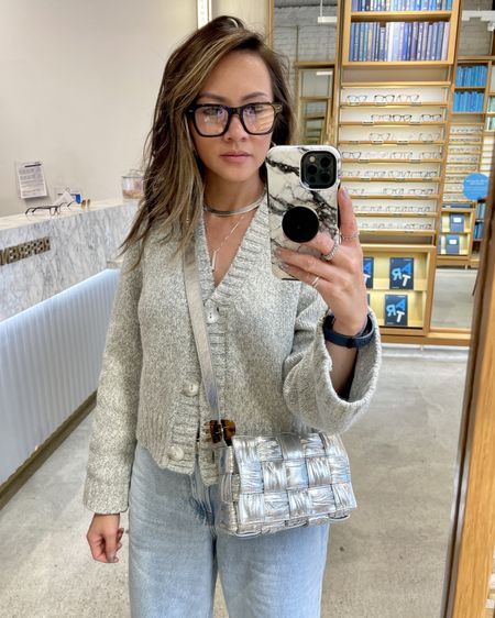 Trying on new frames today 🤓 Loved this pair. What do you think?

Glasses, under $100, spring outfit, casual outfit, running errands outfit, cardigan, jeans, jewelry, crossbody bag, The Stylizt





#LTKWorkwear #LTKStyleTip #LTKFindsUnder100