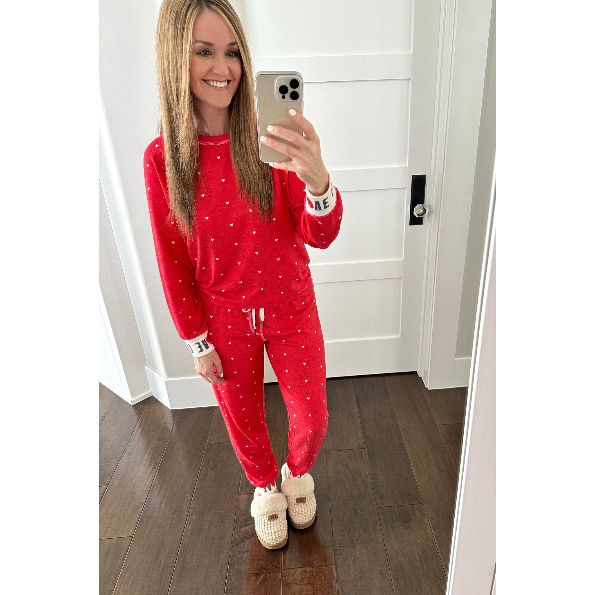 Cutest pjs! ❤️ (Fit true to size.. wearing XS on top and S on bottom.)

#LTKSeasonal #LTKGiftGuide #LTKfit
