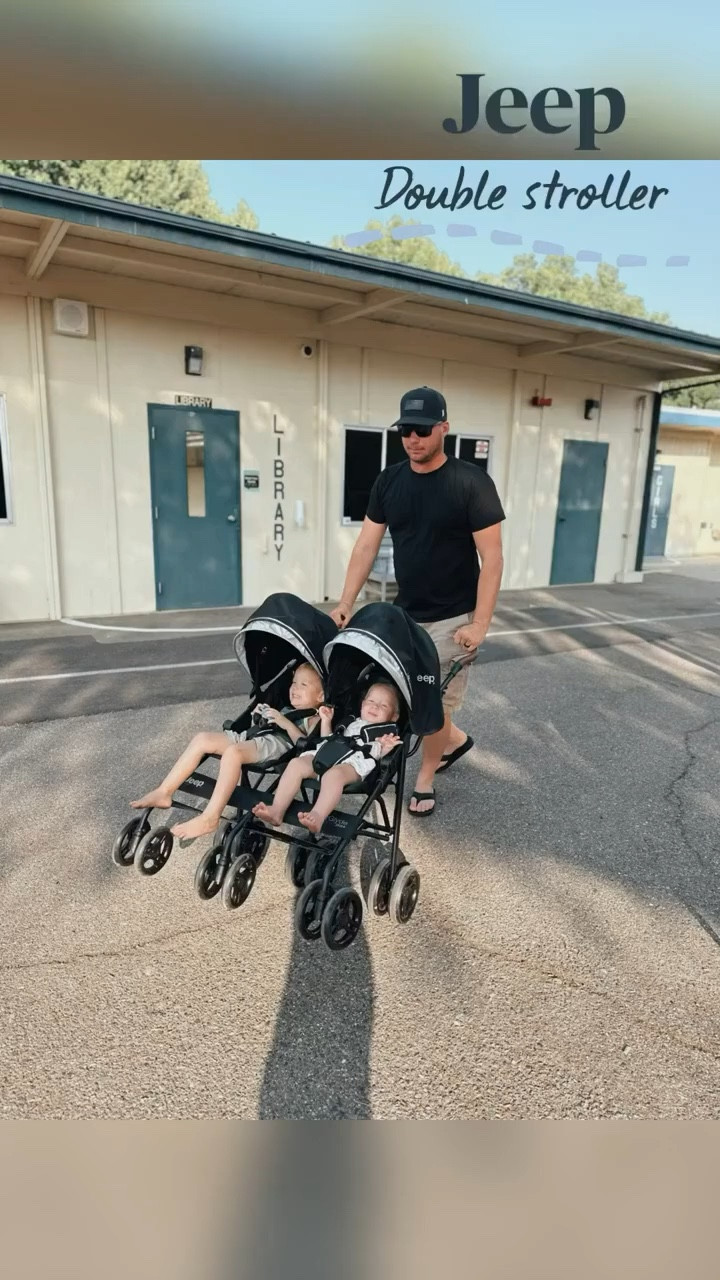 JEEP Double stroller from Amazon. This stroller has been a life saver with our two littles. Makes our lives so much easier 

#LTKtravel #LTKbaby #LTKkids