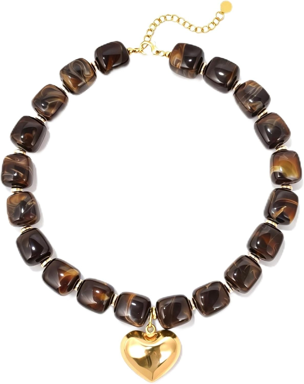 Chunky Beaded Necklaces for Women Colorful Bead Trendy Jewelry Gifts | Amazon (US)