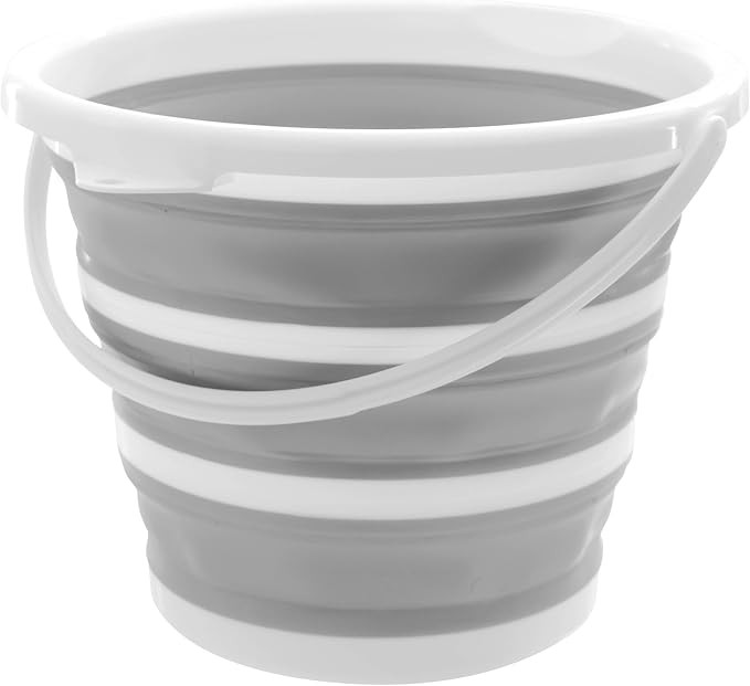 Powermaid Balde Retrátil de Silicone Multiuso - com Alça Dobrável - 10 Litros | Amazon (BR)