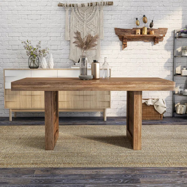 Ashel 68.11'' Mango Solid Wood Dining Table | Wayfair North America