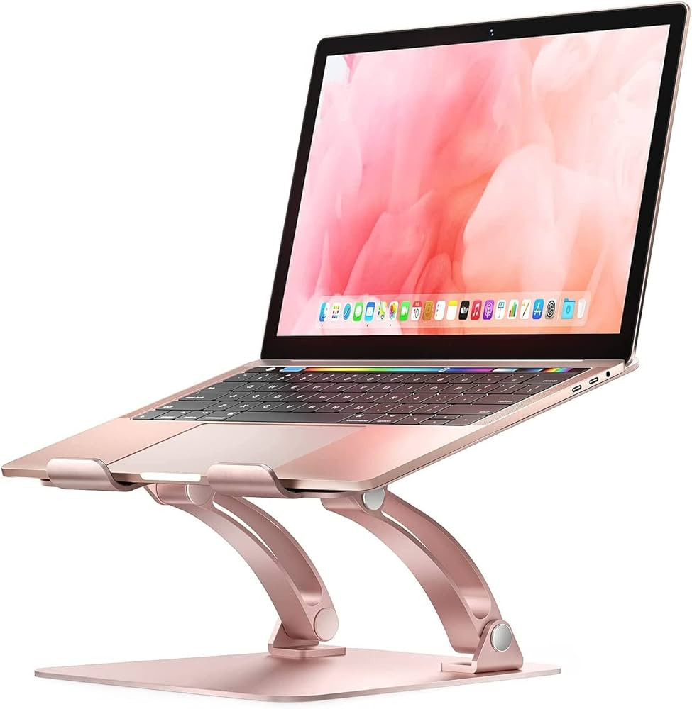 Nulaxy Laptop Stand, Ergonomic Height Angle Adjustable Laptop Riser Holder Compatible with MacBoo... | Amazon (US)