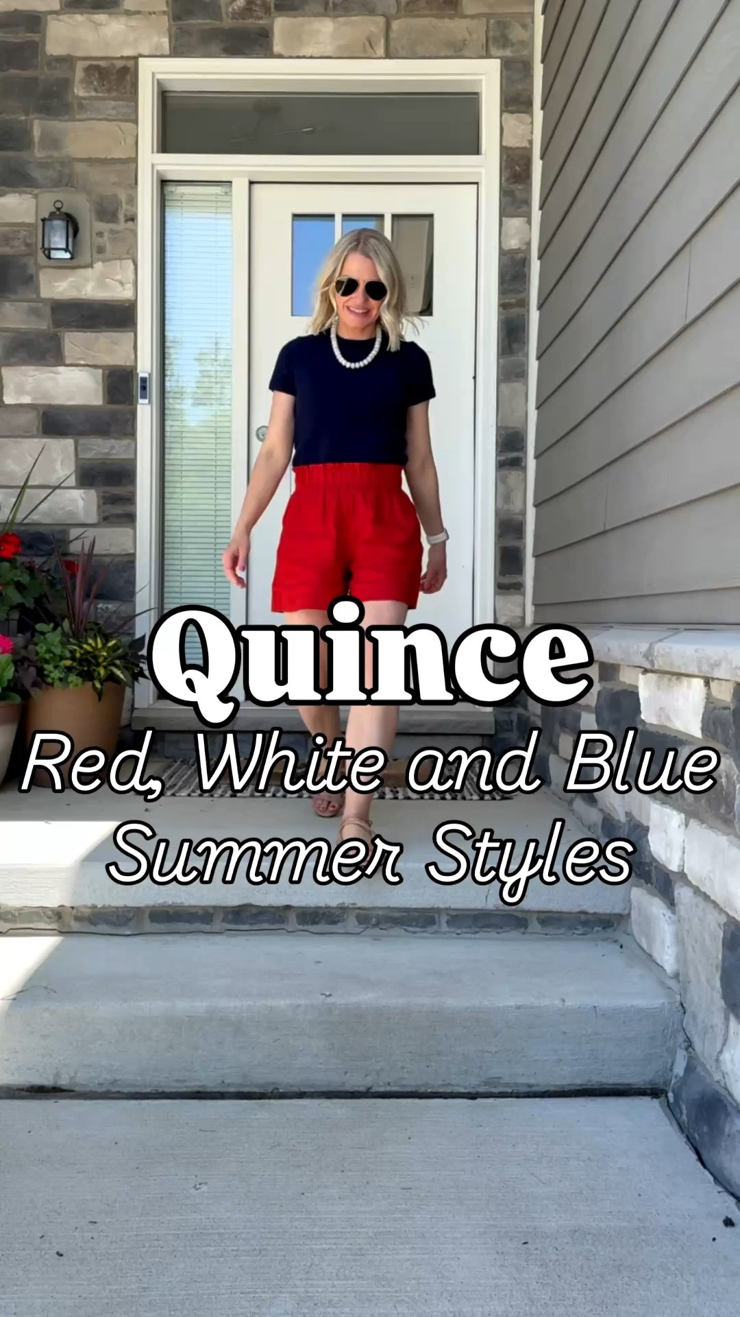 Red, white, and blue never goes out of style. 🇺🇸
Here are  three easy Americana-inspired summer outfits featuring some of my favorite @Quince  staples. Lightweight, comfortable, and easy to wear all season long.
Which look would you wear?

 #QuincePartner

#LTKOver40 #LTKPetite #LTKSeasonal