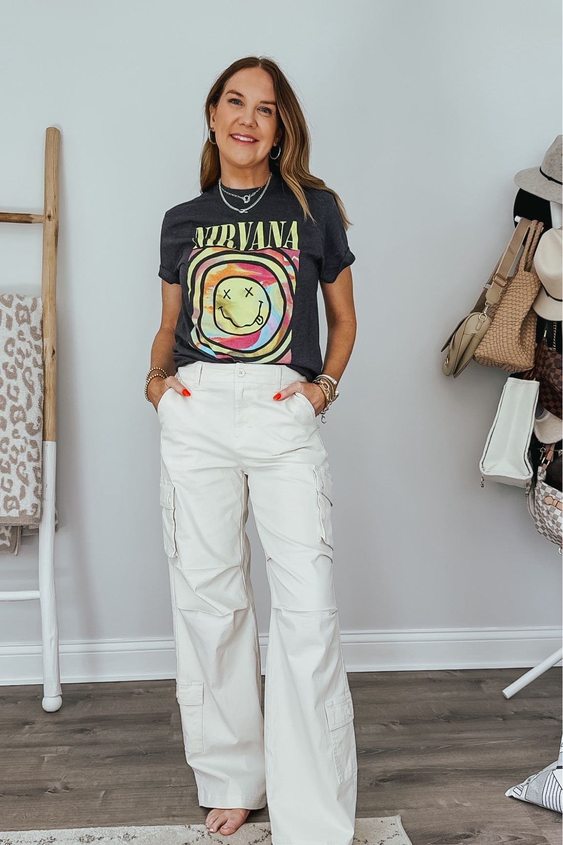 #targettuesday is quickly becoming my favorite day of the week! Which is your favorite item from this haul?
$12 graphic tee medium
$30 cargo pants small
 
20% off brown sandals TTS

Target haul, target unboxing, target outfit, target style, target try on, cargo pants, 90s style, denim dress, Memorial Day outfit, summer outfit ideas, linen shorts, graphic sweatshirt, summer style guide, what to wear, how to style


#LTKSeasonal #LTKFindsUnder50 #LTKStyleTip