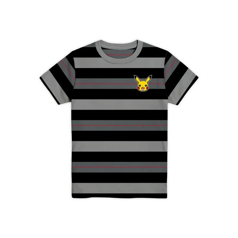 Pokemon Side Pika, Graphic Boys Crew Neck Short Sleeve T-Shirt, Sizes XS-2XL (Little Boys & Big B... | Walmart (US)