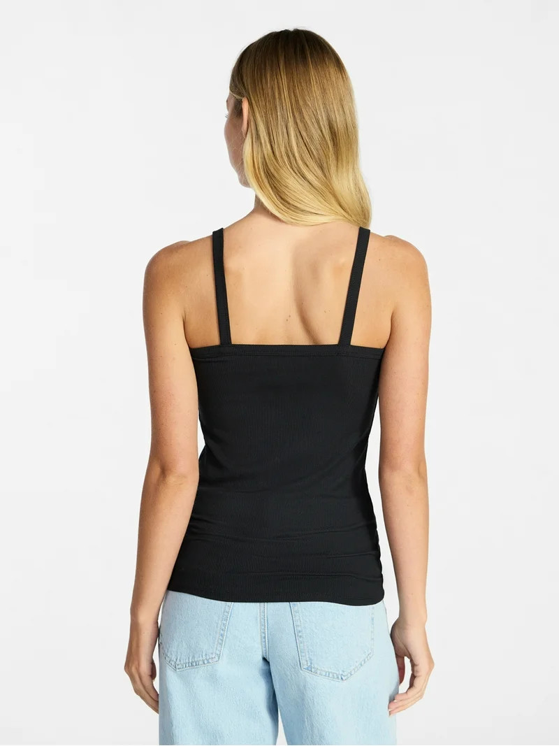 No Boundaries Ribbed Cami Top, 1 Pack, Women's | Walmart (US)