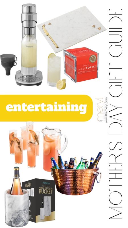 Mother’s Day Gift Guide. Ideas for the mom who likes to entertain.
Bar Bucket Wine chiller Drink Ware Set Beverage Maker Conversation Cards Honeycomb Cheese Tray

#LTKhome #LTKGiftGuide #LTKfindsunder100