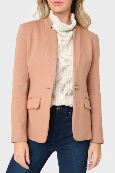 Notch Collar Blazer | Gibson