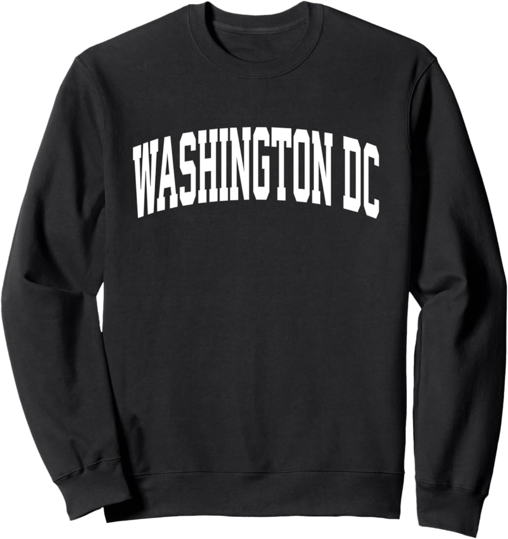 Washington DC Crewneck Sweatshirt Sports College Style State Sweatshirt | Amazon (US)
