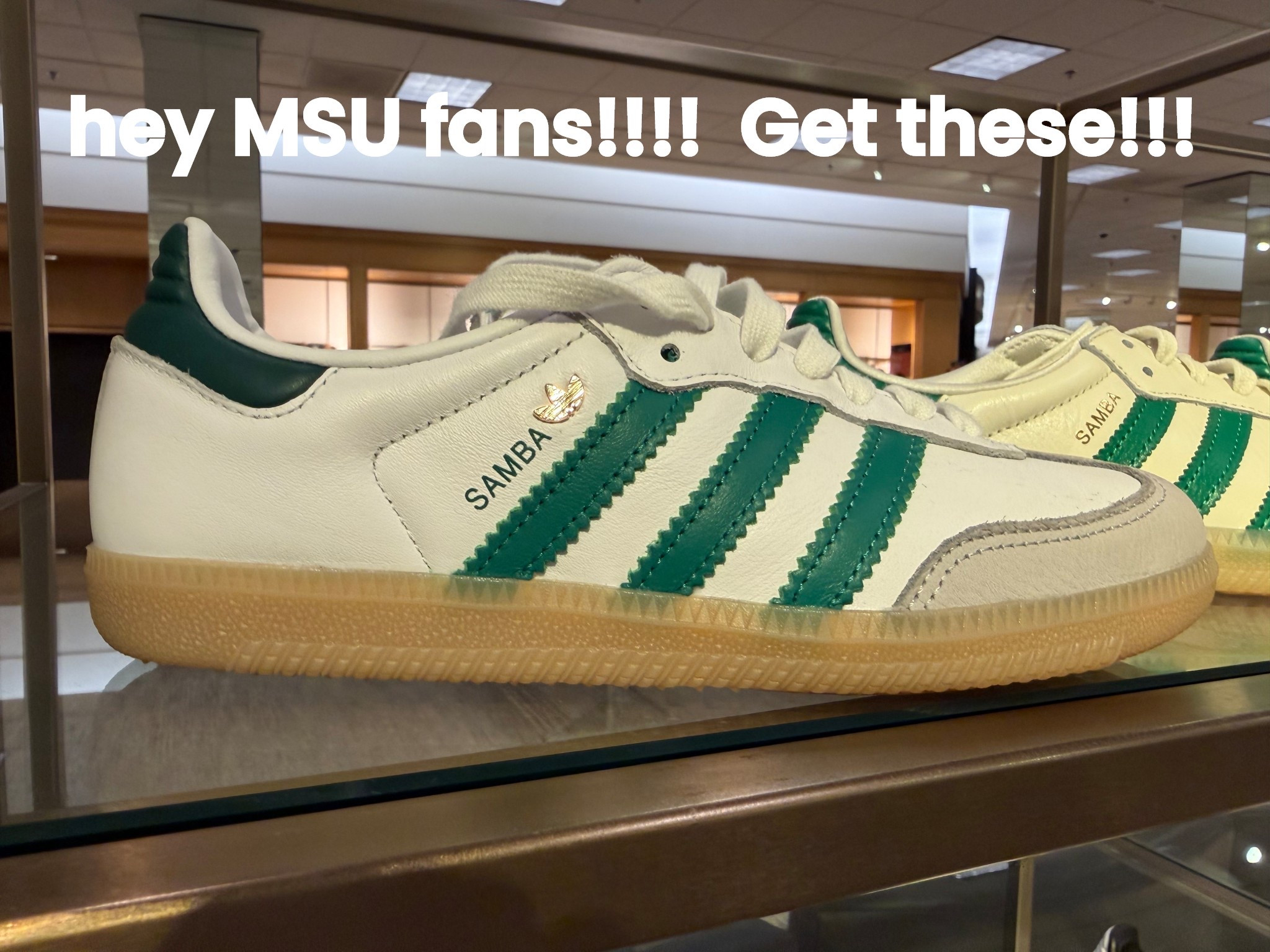 i love these and i love the little gold adidas logo!
