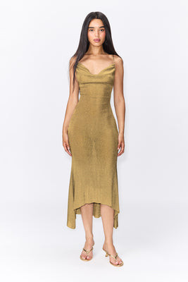 Elsie Cowl Neck Dress | Danielle Guizio NY