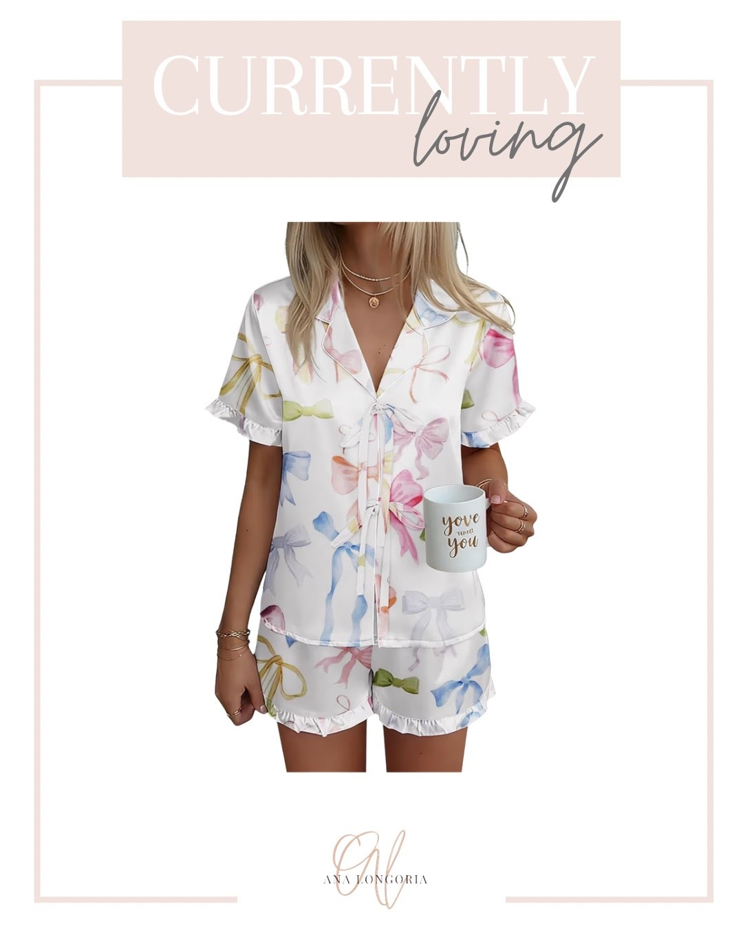 Amazon Bow Pjs

#LTKmomlife #LTKootd #LTKmorningroutine