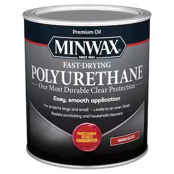 Minwax Clear Gloss Oil-Based Polyurethane (1-Quart) | Lowe's
