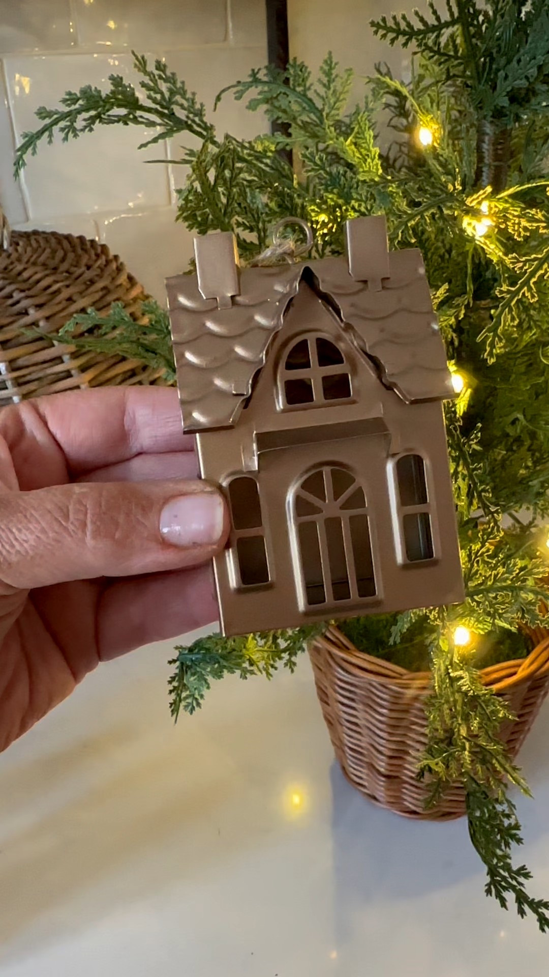 These $3 metal gingerbread house ornaments from Target are so cute and available to ship!  I removed the pipe cleaner wreath, and it really elevated them!

#LTKHome #LTKSeasonal #LTKSaleAlert